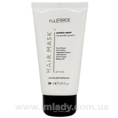 Маска для волосся з протеїнами Full Force protein repair ceramide system 50 мл